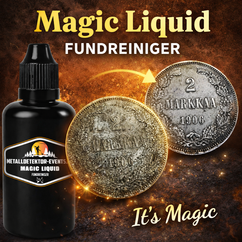 Metalldetektor Events Restaurations Komplettset Für Bodenfunde mit Magic Liquid und Protection Restaurations Wax