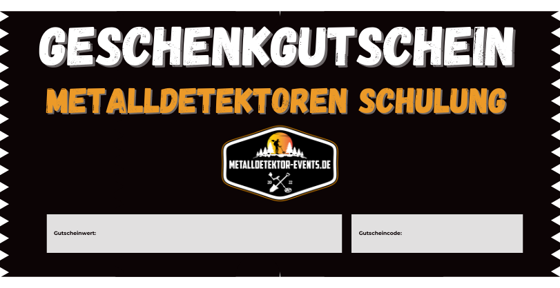 Geschenkgutschein Metalldetektoren Schulungen
