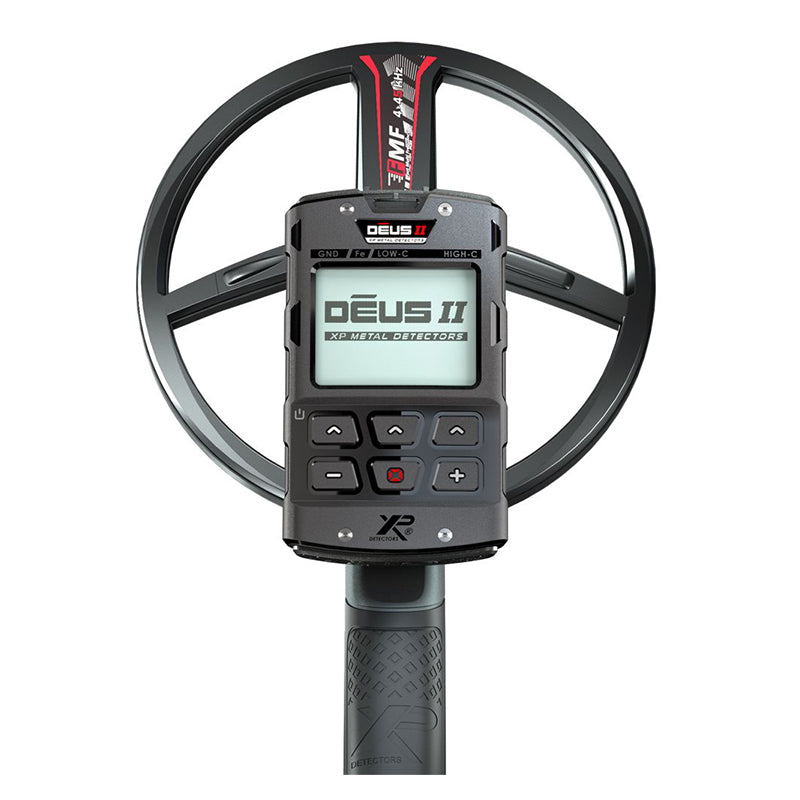 XP Deus 2 28 FMF RC WSA II Multifrequenz Metalldetektor mit GRATIS MI6 Pinpointer und 240 Rucksack